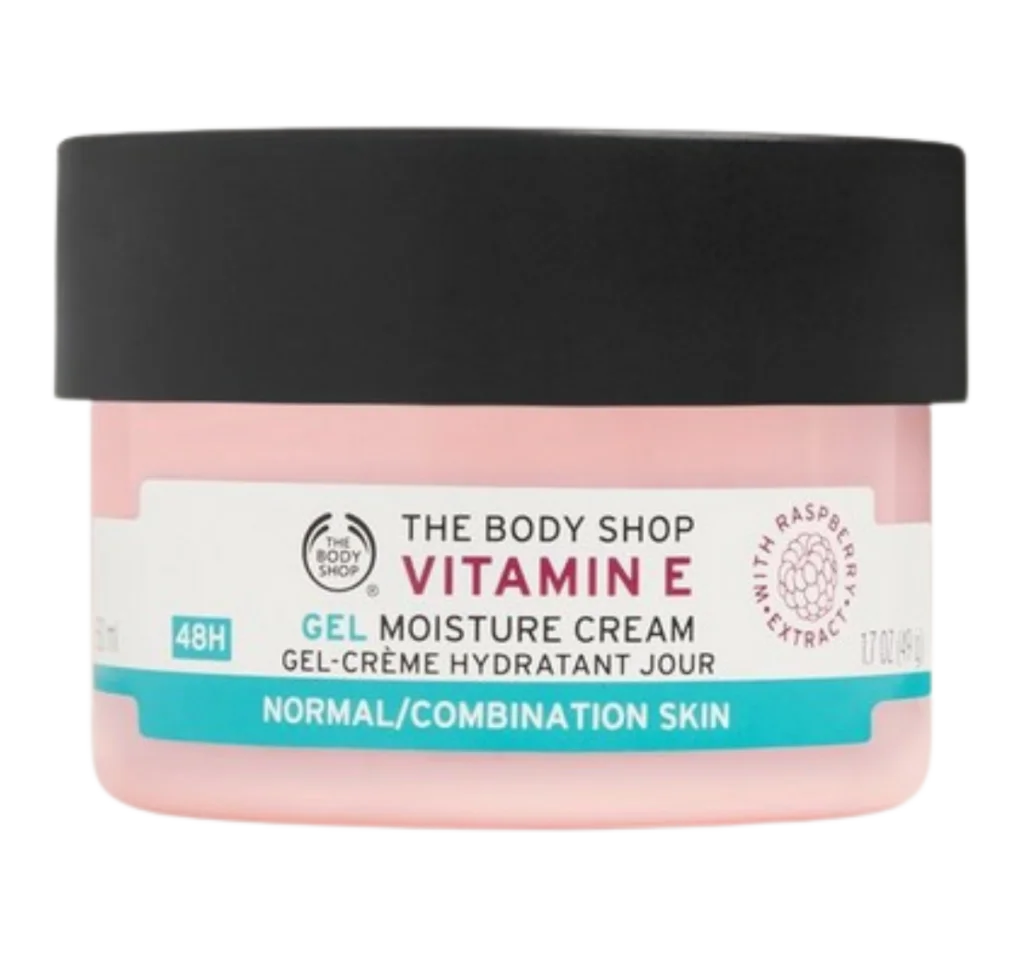 Crema en Gel Hidratante de Vitamina E para pieles deshidratadas de The Body Shop.