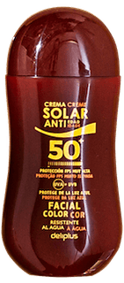 Protector solar con color deliplus