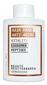 Mascarilla capilar con Exosomas y Péptidos sin sulfatos de la gama Vitality de Beauté Mediterranea_Vibeofbeauty