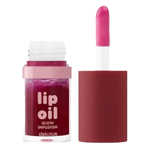 Lip Oil Glow Infusion_ cherry_deliplus_vibeofbeauty