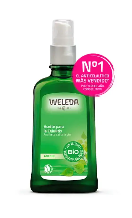 Aceite celulitis weleda vibeofbeauty