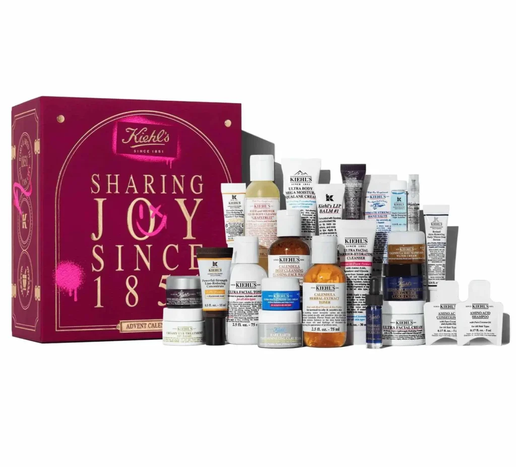 Calendario de adviento Kiehls Vibeofbeauty