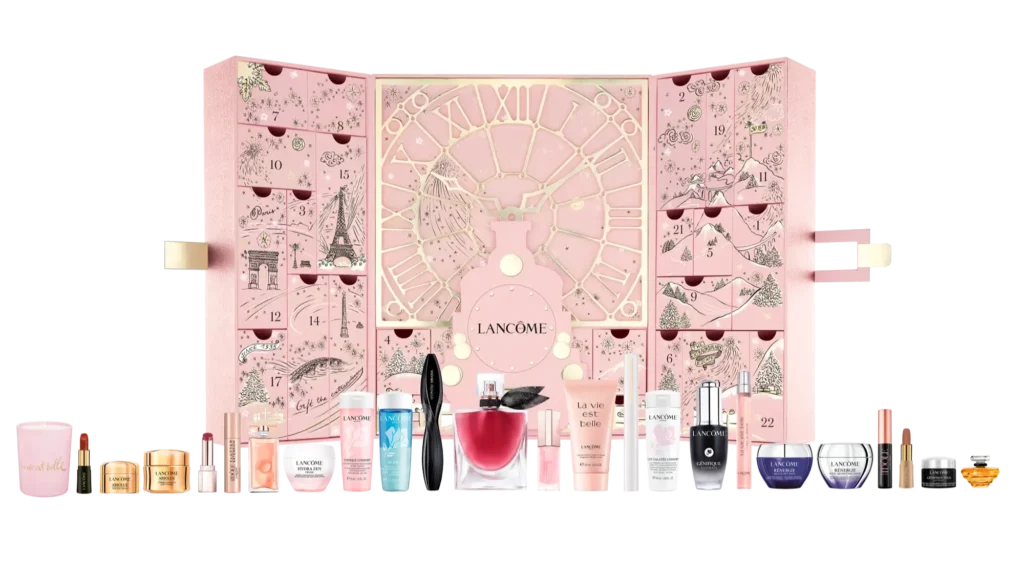 Calendario de adviento lancome vibeofbeauty