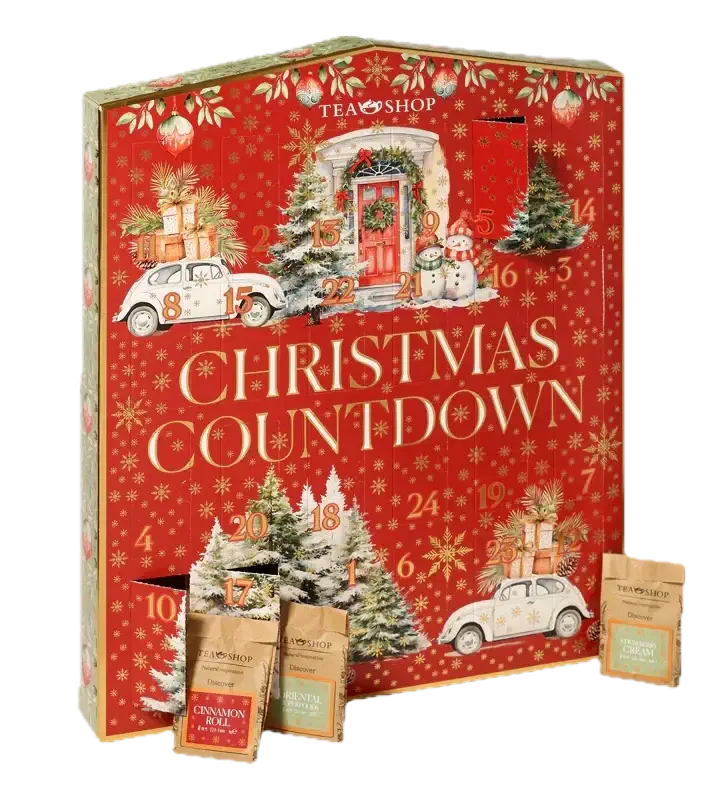 Christmas countdown tea shop vibeofbeauty